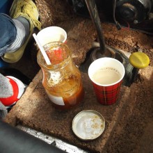 Breakfast on the road