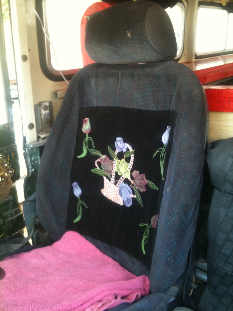 Algerian seat backs